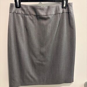 Women’s J. Crew Suiting Skirt, Grey three season wool